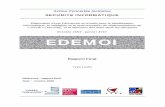 Octobre 2003 - janvier 2007 EDEMOIvasco.imag.fr/EDEMOI/LivrablesPublics/EDEMOI_RapportFinal.pdf · The ICAO Security Manual [AVS96], and ECAC Doc 30 [ECA01] are restricted access