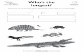 Who’s the longest? - PBworksstimson.pbworks.com/f/Slowly+Sloth.pdf · For fun activities and more, visit You may photocopy this sheet [Slowly Slowly Slowly Session 1] Hide and seek