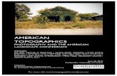 AMERICAN TOPOGRAPHICS 1B...AMERICAN TOPOGRAPHICS Photography and the American Landscape Conference June 10, 2016 Programme 9.00-9.30: Registration and coffee 9.30-10.45: AMERICAN AESTHETICS