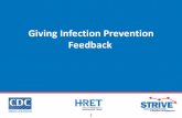 Giving Infection Prevention Feedback · effective feedback, and we will also discuss strategies to deliver effective feedback. When we think about giving or receiving feedback we