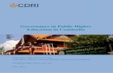 Governance in Public Higher Education in Cambodia · 2019-11-04 · have informed our understanding of higher education and shaped our thinking and perspectives on higher education