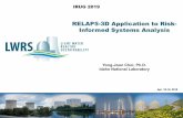 RELAP5-3D Application to Risk- Informed Systems Analysis...Yong-JoonChoi, Ph.D. Idaho National Laboratory Apr. 18-19, 2019 RELAP5-3D Application to Risk-Informed Systems Analysis IRUG