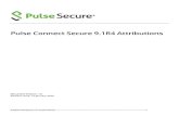 Pulse Connect Secure Attributions Guide · Pulse Secure, LLC assumes no responsibility for any inaccuracies in this document. Pulse Secure, LLC reserves the right to change, modify,
