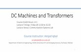 DC Machines and Transformersamcresearch.weebly.com/uploads/9/7/6/6/97668312/chapter_1.pdfElectric Machinery by A. E. Fitzgerald, McGraw-Hill , 6th edition 2. By: Amjad Iqbal Chapter