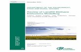 Review of Landfill Methane Emissions Modellingrandd.defra.gov.uk/Document.aspx?Document=12439_WR1908... · REVIEW OF LANDFILL METHANE EMISSIONS MODELLING November 2014 Report No.
