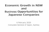 Economic Growth in NSW and Business …...Bushfires in NSW More than 88 fires, 20 people lost their lives, and more than 2,176 houses were destroyed. Fire has affected more than 5.2