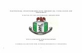 NATIONAL POSTGRADUATE MEDICAL COLLEGE OF NIGERIA · 2019-11-27 · 3 1.0 INTRODUCTION The National Postgraduate Medical College of Nigeria started as a fellowship programme in 1970