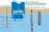 MicroPurge Low-Flow Sampling Equipment Catalog · Dedicated pumps such as QED’s leading Well Wizard® bladder pumps provide the maximum benefits of faster, easier field operations