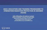 IAEA’s EDUCATION AND TRAINING PROGRAMME TO tue alsh Wheatley TS3b.1.pdf · IAEA’s EDUCATION AND TRAINING PROGRAMME TO STRENGTHEN RADIATION PROTECTION IN MEMBER STATES ... WASTE