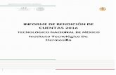 Informe de Rendición de 2013 - Instituto Tecnológico de ...ith.mx/documentos/Informe de Rendicion de Cuentas 2016.pdf · requisiciones de bienes y servicios al nuevo formato de