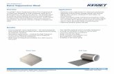 Noise Suppression Sheet - KEMET...The KEMET Noise Suppression Sheet Flex Suppressor® is effectively designed for high frequency noise that is generated from the electronic devices.