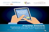 Payday Denied - Coventry University · services industry – but also on others, such as housing providers, debt advice agencies and health and social care providers – to identify
