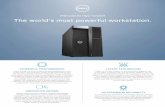 PRECISION 7920 TOWER The world’s most powerful workstation. · virtual reality workflows, with next generation Radeon™ Pro and ... Dell Wireless Premium Keyboard & Mouse Combo