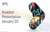 STL Investor Presentation Investor Presentation Jan 20...Hutchison Essar Telecom (now Vodafone), India • One of the founding members of private telephony in India and was part of