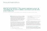 Boosting Performance Through Organization Design...BOOSTING PERFORMANCE THROUGH ORGANIZATION DESIGN By Fabrice Roghé, Andrew Toma, Stefan Scholz, Alexander Schudey, and JinK Koike