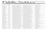 Public Notices - Business Observer · Public Notices. GULF COAST. PAGES 25-52. THE GULF COAST BUSINESS REVIEW FORECLOSURE SALES. HILLSBOROUGH COUNTY. 09-19744 Div D 10-25-11 HSBC