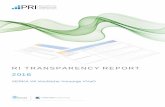 RI TRANSPARENCY REPOR T 201 6 · 2018-11-09 · VERKA VK Kirchliche Vorsorge VVaG. 1 About this report The PRI Reporting Framework is a key step in the journey towards building a