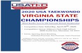 20 USA TAEKWONDO VIRGINIA STATEnovataekwondo.com/.../2020-VIRGINIA-STATE-TAEKWONDO...All participants must be current USA Taekwondo members. All coaches, referees, club owner/instructors