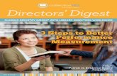 Directors’ Digest - Amazon S3...Directors’ Digest Vol. 4, Issue 1 SHARING INDUSTRY INSIGHT WITH LIBRARY DIRECTORS WORLDWIDE 3 Steps to Better Performance Measurement PAGE 4 Plus: