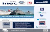 Inspiring Naval Engineering...Inspiring Naval Engineering incorporating the International Ship Control Systems Symposium (iSCSS) Official Publication Follow INEC/iSCSS 2018 on Twitter