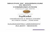 Accredited Grade “A” by NAAC Syllabi€¦ · Dhiren Ganguly, R.G.Torne, Franz Austin, Indulal Yagnik, Vijay Bhatt and other pioneers. Unit-2 Importance of Cinema as a mass media.