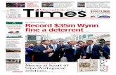 ad US REGULATORS Record $35m Wynn fine a deterrent · 2019-05-19 · asks the government if it can further rely ... U.S. musician icon Tom Har-rell (quartet) with his trumpet ...