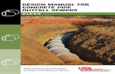 DESIGN MANUAL FOR CONCRETE PIPE OUTFALL SEWERS€¦ · This manual is a consolidation of important aspect that emerged from research in the RSA and elsewhere on sewer corrosion and