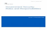 Government Security: Roles and Responsibilities · 3. In addition, the Senior Information Risk Owner (SIRO) role, unique to government ... case that these responsibilities will combine
