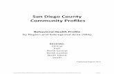 San Diego County Community Profiles · San Diego County Community Profiles ... Marcos Vista Valley Center Pauma Fallbrook Palomar-Julian Laguna-Pine Valley Mountain Empire Anza-Borrego