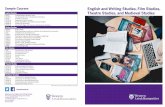 Sample Courses English and Writing Studies, Film Studies, English … · 2020-01-28 · English and Writing Studies, Film Studies, Theatre Studies, and Medieval Studies Sample Courses
