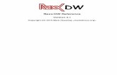 Version 2 - Rexx/DWrexxdw.sourceforge.net/doc/RexxDW.pdf · RexxDW is an external function package that allows a Rexx programmer to write cross platform GUI applications, using a