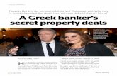 Piraeus Bank is set to receive billions of European aid. Why has A …graphics.thomsonreuters.com/12/04/Pireaus.pdf · 2016-06-03 · A Greek banker’s secret property deals Piraeus