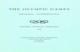 THE OLYMPIC GAMES · of the Olympic Games in 1896. Baron de Coubertin's idea that national programs of physical training and sport would prove highly beneficial to the youth of the