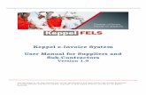 Keppel e-Invoice System User Manual for Suppliers and Sub ... · Keppel e-Invoice System User Manual – Version 1.9 Page 13 of 23 15. Click ‘Save’. Invoice will now be saved