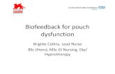 Biofeedback for pouch dysfunction · • Literature shows that a “good pouch function” is often related to aspects such as: lower frequency of pouch emptying, ease of evacuation