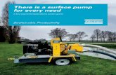 There is a surface pump for every need · 2. Pipeline on shore Wellpoint 1. Dewatering to build. Construction CONSTRUCTION RENTAL OIL AND GAS Wellpoint system of dewatering is regularly