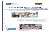 EEITI ANNUAL ACTIVITY REPORT · The physical processes that have taken place over millenia have led to the preservation of a ... and salt in Afar depression and rift valley lakes.