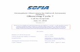 Stratospheric Observatory for Infrared Astronomy (SOFIA ... 6 6 1.1. Introduction: The Stratospheric