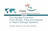 The Storage Evolution: From Blocks, Files and Objects to ...€¦ · EDUCATION The Storage Evolution: From Blocks, Files and Objects to Object Storage Systems ... Data File system