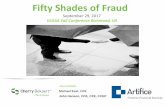 Fifty Shades of Fraud - etouches · Fifty Shades of Fraud September 29, 2017 VLGAA Fall Conference Richmond, VA Michael East, CFE ... Get Knowledgeable/Trained Know the Risk Areas