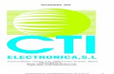 NOVEDADES 2020 - CTI Electronica · 2020-03-11 · Ref. PI-TAPACRV1 Tapa TRASERA para 1 conector de conexión rapida tipo Wago o Wieland. PERFIL SENCILLO DE EMPOTRAR EN MESA CON TAPA