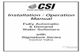 Installation / Operation Manualcsih2o.com/upload/documents/TS-MS.pdf2 General Specifications CT24 CT24V CT32 CT32V Grains Capacity / Regeneration 23,100 20,200 9,800 30,800 26,900