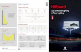 HiBoard LED Billboard Lighting & Flood Lighting Brochure€¦ · Flood Lighting Flood Lighting Billboard Lighting Efficacy up to 130lm/W HiBoard, An Excellent Luminaire for Dual Purpose