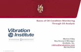 Basics of Oil Condition Monitoring Through Oil Analysisvibration.org/Presentation/Vibration Institute - Basics of OCM.pdf · Oil Condition Monitoring (OCM) & Vibration are Complimentary