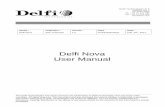 Delfi Nova User Manual - Download - Delfi Technologies · 2014-04-15 · • Do not attempt to disassemble the Delfi Nova handy terminal, as it does not contain parts that can be