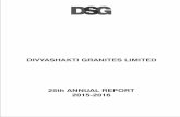 DIVYASHAKTI GRANITES LIMITED - HYDERABAD · DIVYASHAKTI GRANITES LIMITED - HYDERABAD 3 NOTES 1. A member entitled to attend and vote at the Annual General Meeting is entitled to appoint