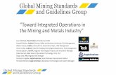 “Toward Integrated Operations in the Mining and Metals ... · “Toward Integrated Operations in the Mining and Metals Industry” Laura Mottola, Flow Partners, President and CEO