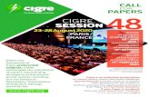 FOR PAPERS CIGRE SESSION 48 · 2019-02-25 · CIGRE SESSION 48 PREFERENTIAL SUBJECTS A1 - ROTATING ELECTRICAL MACHINES PS 1 / GENERATION MIX OF THE FUTURE > Effect and risk of an