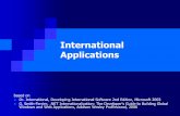 International Applicationspages.mini.pw.edu.pl/~porterj/mossakow/courses/wp/lecture_slides/… · Code Page 1252 1250 932 1256 Currency Symbol $ Zł ¥ Long-Date Format January 27,