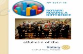 Rotary Club of Pudu 2017 18 Page 1 · 2018-06-30 · Rotary Club of Pudu 2017-18 Page 16 RI NEWS PRESIDENT’S MESSAGE March 2018 T his month marks 50 years since the first Rotaract